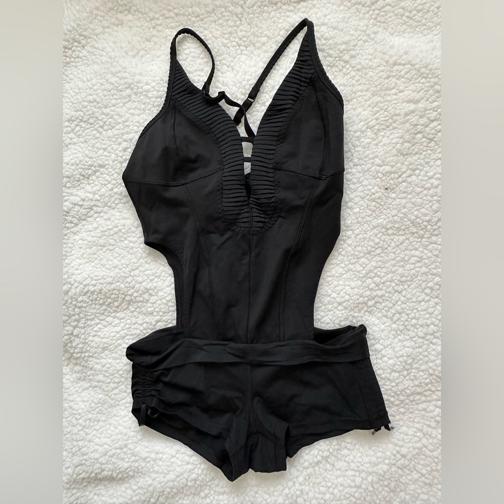 Lululemon Black One Piece for Yoga or Swim Size 6